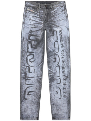 

2010 D-Macs logo-print jeans, Diesel 2010 D-Macs logo-print jeans
