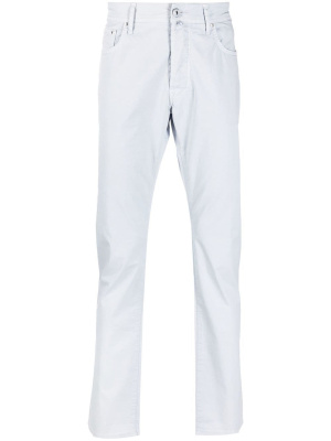 

Logo-patch slim cut jeans, Jacob Cohën Logo-patch slim cut jeans