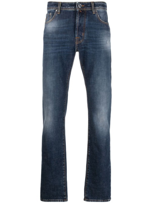 

Stonewashed straight-leg jeans, Jacob Cohën Stonewashed straight-leg jeans
