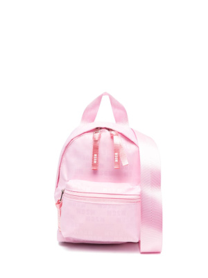 

Mini logo-print backpack, MSGM Mini logo-print backpack