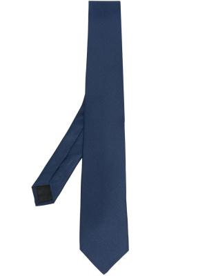 

Embroidered-design silk tie, Lanvin Embroidered-design silk tie