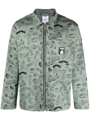 

X RIPNDIP cotton shirt jacket, Puma X RIPNDIP cotton shirt jacket
