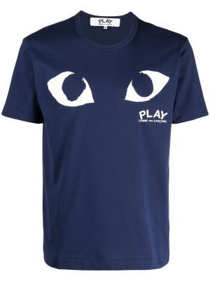 

Logo-print cotton T-shirt, Comme Des Garçons Play Logo-print cotton T-shirt