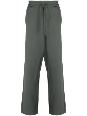 

Logo-patch organic cotton track pants, Y-3 Logo-patch organic cotton track pants