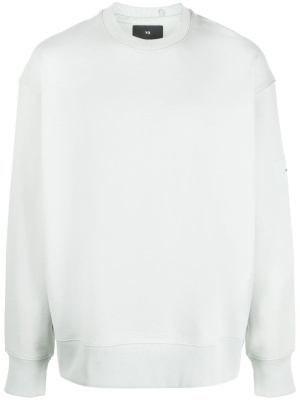 

Logo-print organic-cotton sweatshirt, Y-3 Logo-print organic-cotton sweatshirt