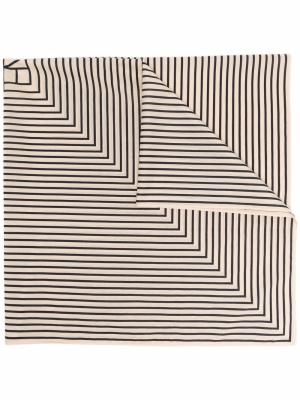 

Logo striped scarf, TOTEME Logo striped scarf