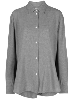 

Relaxed-fit curved hem shirt, TOTEME Relaxed-fit curved hem shirt
