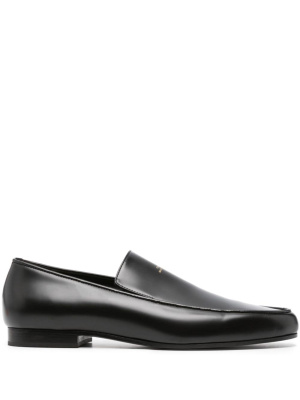 

Logo-embellished leather loafers, TOTEME Logo-embellished leather loafers