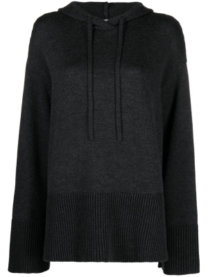 

Drawstring hood wool-blend jumper, TOTEME Drawstring hood wool-blend jumper