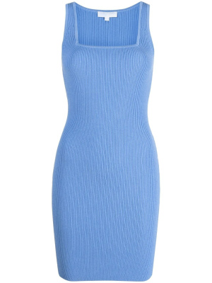 

Square-neck ribbed minidress, Michael Kors Square-neck ribbed minidress