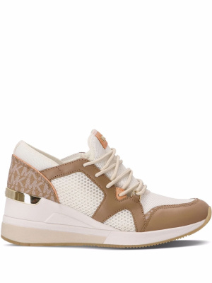 

Logo-print panel sneakers, Michael Kors Logo-print panel sneakers