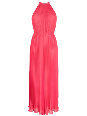 

Halterneck pleated jumpsuit, Michael Kors Halterneck pleated jumpsuit