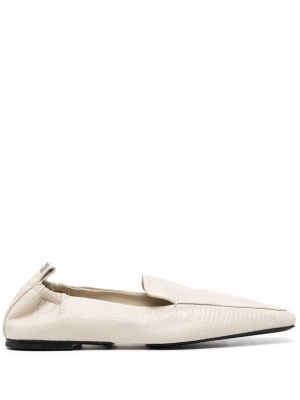 

The Travel lizzard-effect loafers, TOTEME The Travel lizzard-effect loafers