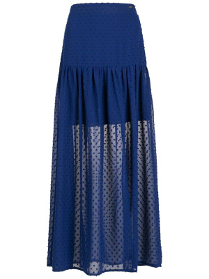 

Long crepe A-line skirt, Armani Exchange Long crepe A-line skirt