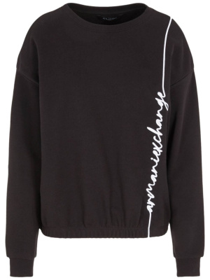 

Logo-embroidered jersey sweatshirt, Armani Exchange Logo-embroidered jersey sweatshirt