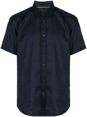 

Short-sleeve linen-blend shirt, BOSS Short-sleeve linen-blend shirt