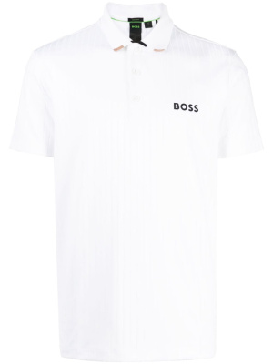 

Logo-print short-sleeved polo shirt, BOSS Logo-print short-sleeved polo shirt