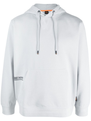 

Graphic-print cotton-blend hoodie, BOSS Graphic-print cotton-blend hoodie
