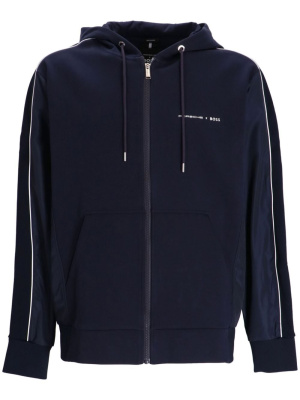 

Logo-print zip-up hoodie, BOSS Logo-print zip-up hoodie