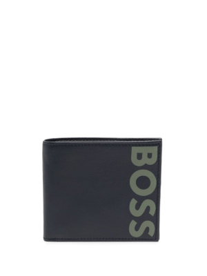 

Logo-print bi-fold wallet, BOSS Logo-print bi-fold wallet