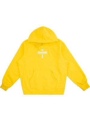 

Cross Box logo-print hoodie, Supreme Cross Box logo-print hoodie