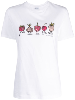 

Food-print cotton T-shirt, PS Paul Smith Food-print cotton T-shirt