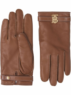 

Monogram motf lamskin gloves, Burberry Monogram motf lamskin gloves