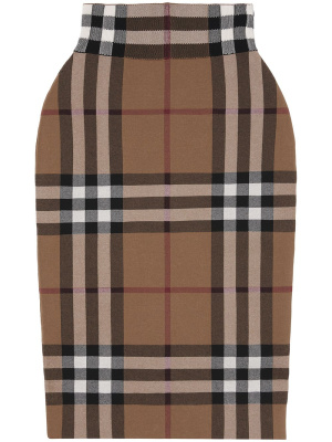 

Vintage Check jacquard midi skirt, Burberry Vintage Check jacquard midi skirt