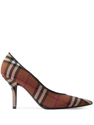 

Check point-toe pumps, Burberry Check point-toe pumps