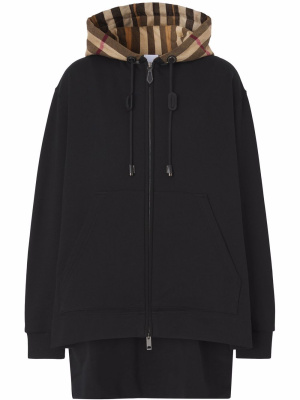 

Check-hood hoodie, Burberry Check-hood hoodie