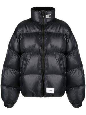 

Bivouac logo-print padded jacket, WTAPS Bivouac logo-print padded jacket