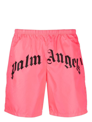 

Logo-print swim shorts, Palm Angels Logo-print swim shorts