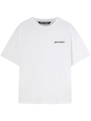 

Embroidered-logo crew-neck T-shirt, Palm Angels Embroidered-logo crew-neck T-shirt
