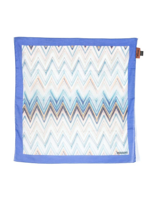 

Zigzag-print cotton scarf, Missoni Zigzag-print cotton scarf