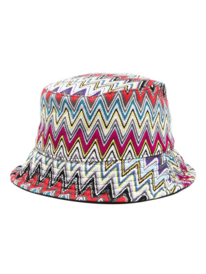 

Zigzag-woven bucket hat, Missoni Zigzag-woven bucket hat