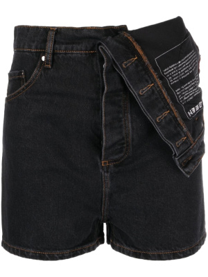 

Classic asymmetric denim shorts, Y/Project Classic asymmetric denim shorts