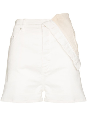 

Classic asymmetric denim shorts, Y/Project Classic asymmetric denim shorts