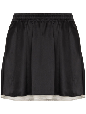 

Reversible side-stripe miniskirt, Y/Project Reversible side-stripe miniskirt