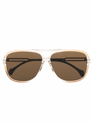 

Tinted pilot sunglasses, Gucci Eyewear Tinted pilot sunglasses