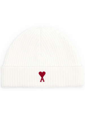 

Ami de Coeur wool beanie, AMI Paris Ami de Coeur wool beanie