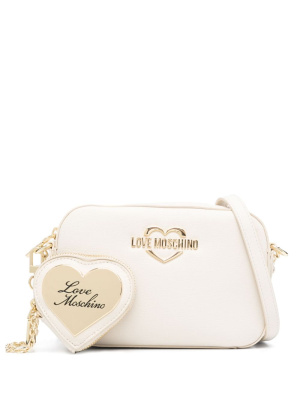 

Logo-plaque rectangular bag, Love Moschino Logo-plaque rectangular bag