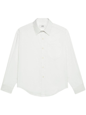 

Pocket long-sleeve cotton shirt, AMI Paris Pocket long-sleeve cotton shirt