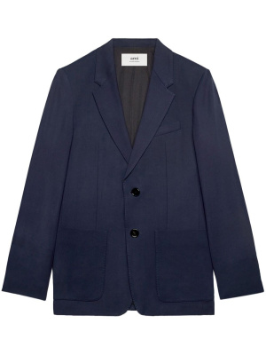

Single-breasted tailored blazer, AMI Paris Single-breasted tailored blazer