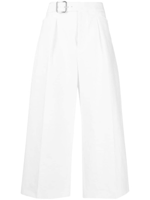 

High-waist cotton cropped trousers, Jil Sander High-waist cotton cropped trousers