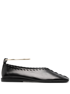 

Ring-detail ballerina shoes, Jil Sander Ring-detail ballerina shoes