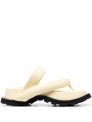 

Padded leather sandals, Jil Sander Padded leather sandals