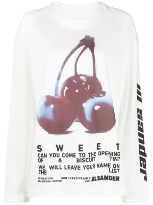 

Graphic-print cotton T-shirt, Jil Sander Graphic-print cotton T-shirt