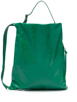 

Drawstring-fastening leather tote bag, Jil Sander Drawstring-fastening leather tote bag