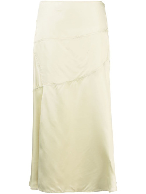 

Satin straight-hem skirt, Jil Sander Satin straight-hem skirt