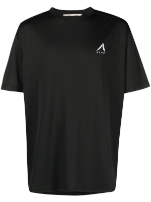 

Logo-embroidered mesh T-shirt, 1017 ALYX 9SM Logo-embroidered mesh T-shirt
